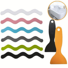 24pcs Wave Shape Anti Slip Stickers for Bathtub Kitchen Stairs
