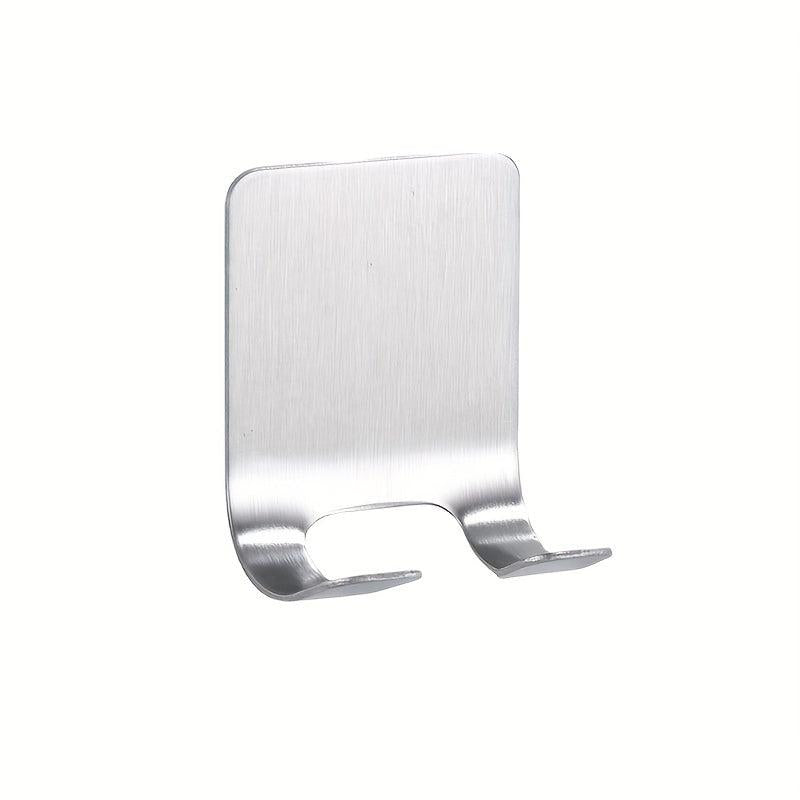 Stainless Steel Razor Rack Phone Bracket Bathroom Hook Manual Razor Storage