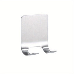 Stainless Steel Razor Rack Phone Bracket Bathroom Hook Manual Razor Storage
