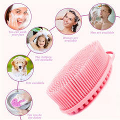 Soft Silicone Shower Brush for Sensitive Skin and Exfoliating