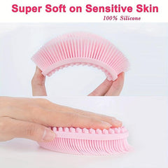 Soft Silicone Shower Brush for Sensitive Skin and Exfoliating