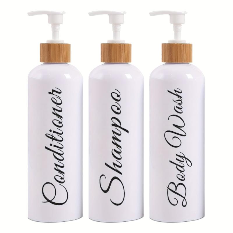 Letter Graphic Lotion Dispenser Countertop Bottle Pump Bathroom Liquid Soap
