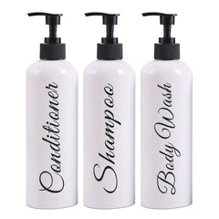Letter Graphic Lotion Dispenser Countertop Bottle Pump Bathroom Liquid Soap