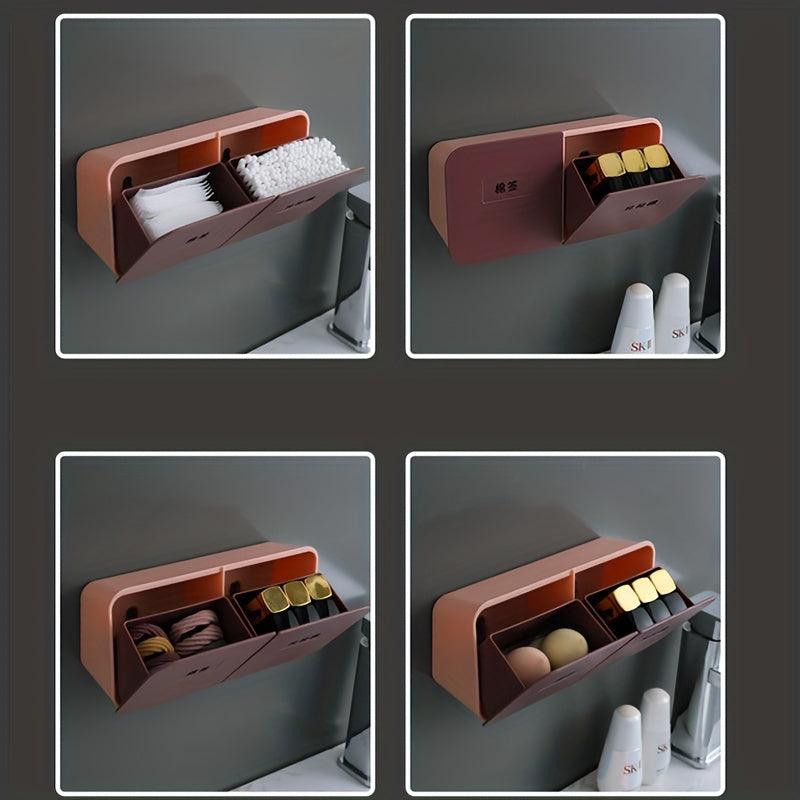 Foldable Makeup Organizer Wall Hanging Cosmetic Storage Container