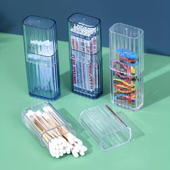 Mini Storage Box for Toothpicks Swabs Band Aids