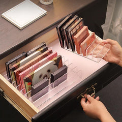 Makeup Palette Storage Tray, Blush Powder Organizer Shelf