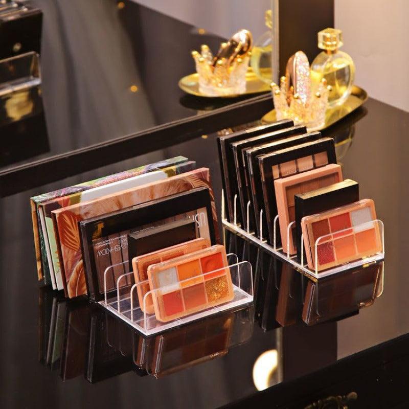 Makeup Palette Storage Tray, Blush Powder Organizer Shelf