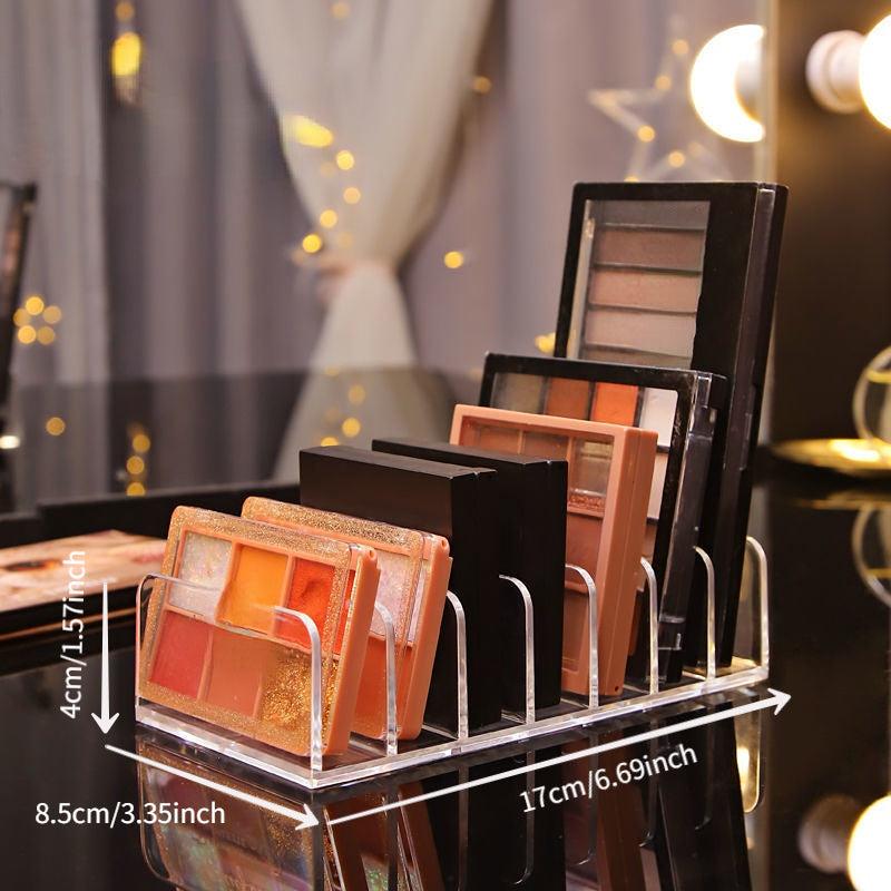 Makeup Palette Storage Tray, Blush Powder Organizer Shelf