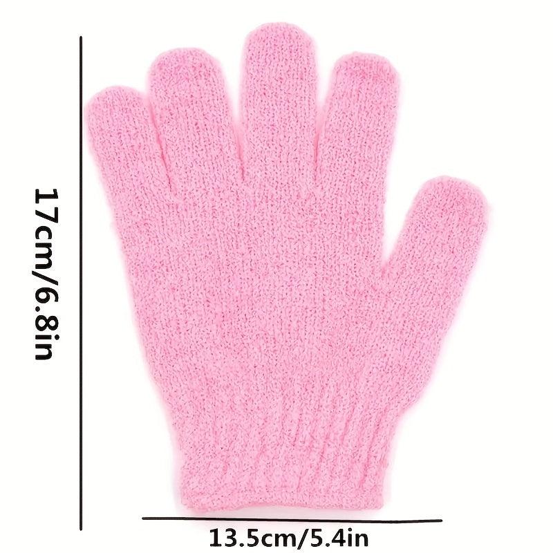 Polyester Bath Gloves Exfoliating Mitt Dead Skin Remover