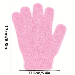 Polyester Bath Gloves Exfoliating Mitt Dead Skin Remover