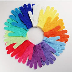 Polyester Bath Gloves Exfoliating Mitt Dead Skin Remover