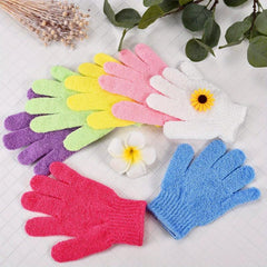 Polyester Bath Gloves Exfoliating Mitt Dead Skin Remover