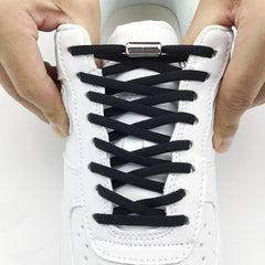 2pcs Elastic No Tie Shoelaces Round Shoe Laces Sneakers Easy Lock Laces