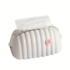 Bow Tissue Box Cover Napkin Dispenser Container Tissue Holder