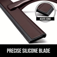 Stainless Steel Shower Squeegee Glass Cleaner Window Wiper