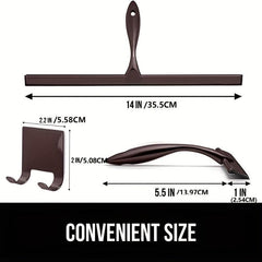 Stainless Steel Shower Squeegee Glass Cleaner Window Wiper