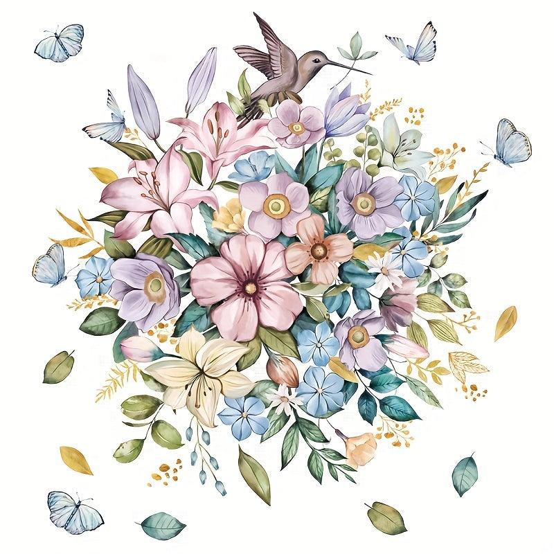 Daisy Flower Toilet Cover Sticker Bathroom Decor