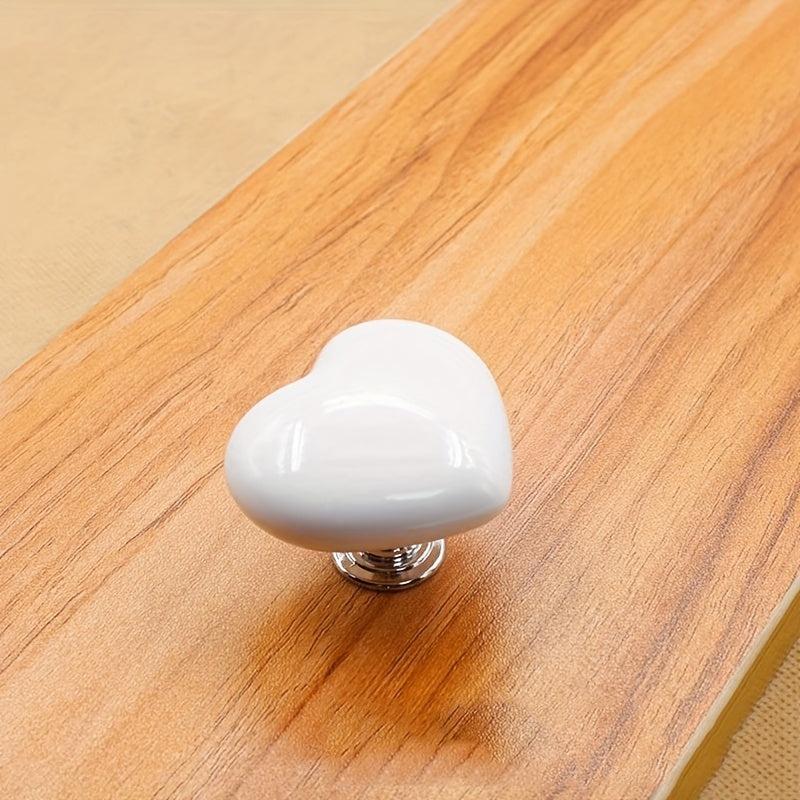 Colorful Heart Toilet Press Button Aux Fashionable Love Style
