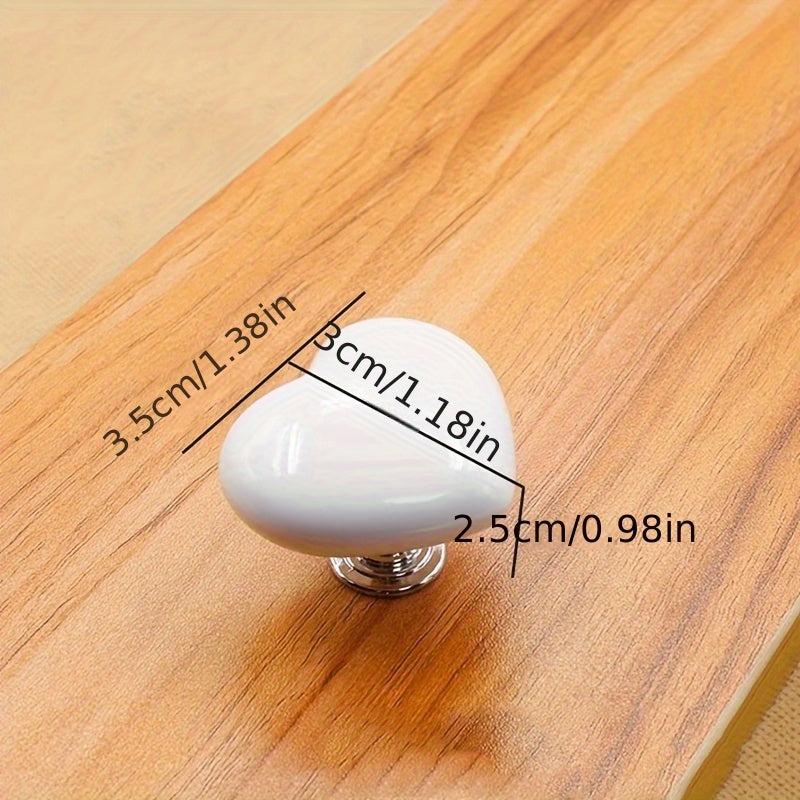 Colorful Heart Toilet Press Button Aux Fashionable Love Style