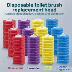 5pcs Toilet Brush Head Refills for Effective Cleaning