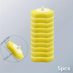 5pcs Toilet Brush Head Refills for Effective Cleaning