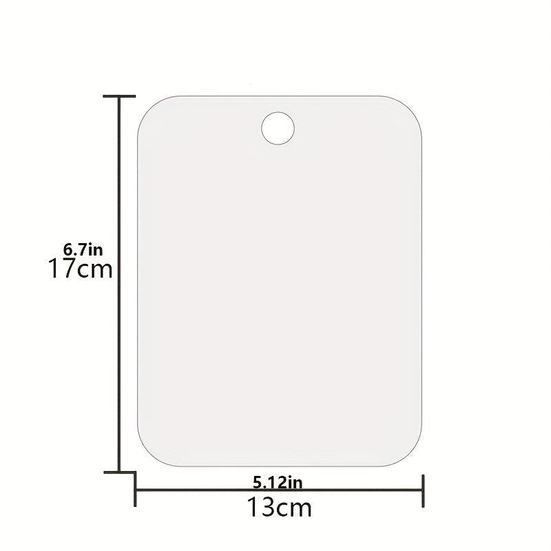 Anti fog Shower Mirror Bathroom Shaving Mirror with Adhesive Hook