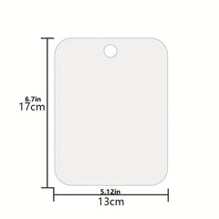 Anti fog Shower Mirror Bathroom Shaving Mirror with Adhesive Hook