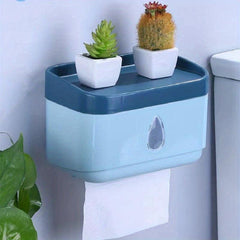 Bathroom Tissue Storage Box Wall Mounted Paper Holder
