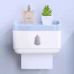 Bathroom Tissue Storage Box Wall Mounted Paper Holder