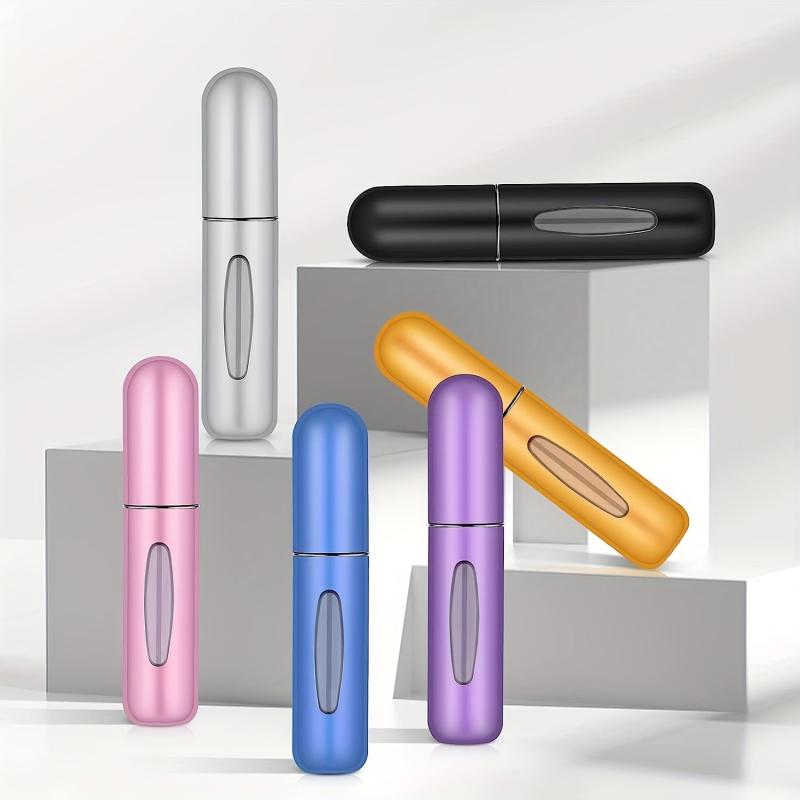 1pc Perfume Spray Bottle Aluminum Refillable 0.17oz 5ml