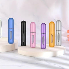 1pc Perfume Spray Bottle Aluminum Refillable 0.17oz 5ml