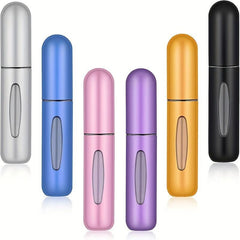 1pc Perfume Spray Bottle Aluminum Refillable 0.17oz 5ml