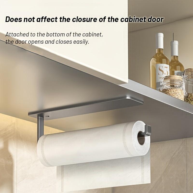 Stainless Toilet Paper Holder Adhesive Towel Rack