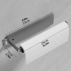 Stainless Toilet Paper Holder Adhesive Towel Rack