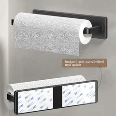 Stainless Toilet Paper Holder Adhesive Towel Rack