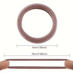 20pcs Canned Head Rope Elastic Ponytail Holders Coil Hair Ties