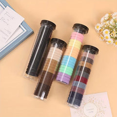 20pcs Canned Head Rope Elastic Ponytail Holders Coil Hair Ties