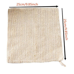 Cotton Linen Dish Cloths Home Cleaning Rag Dishwashing Towel