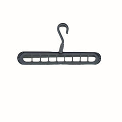 Foldable 9-Hole Hanger for Clothes & Accessories - Easy Storage & Organization