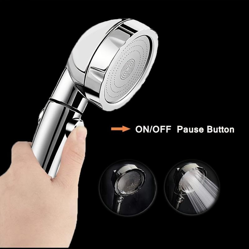 Pressurized Handheld Shower Head Adjustable Water Output