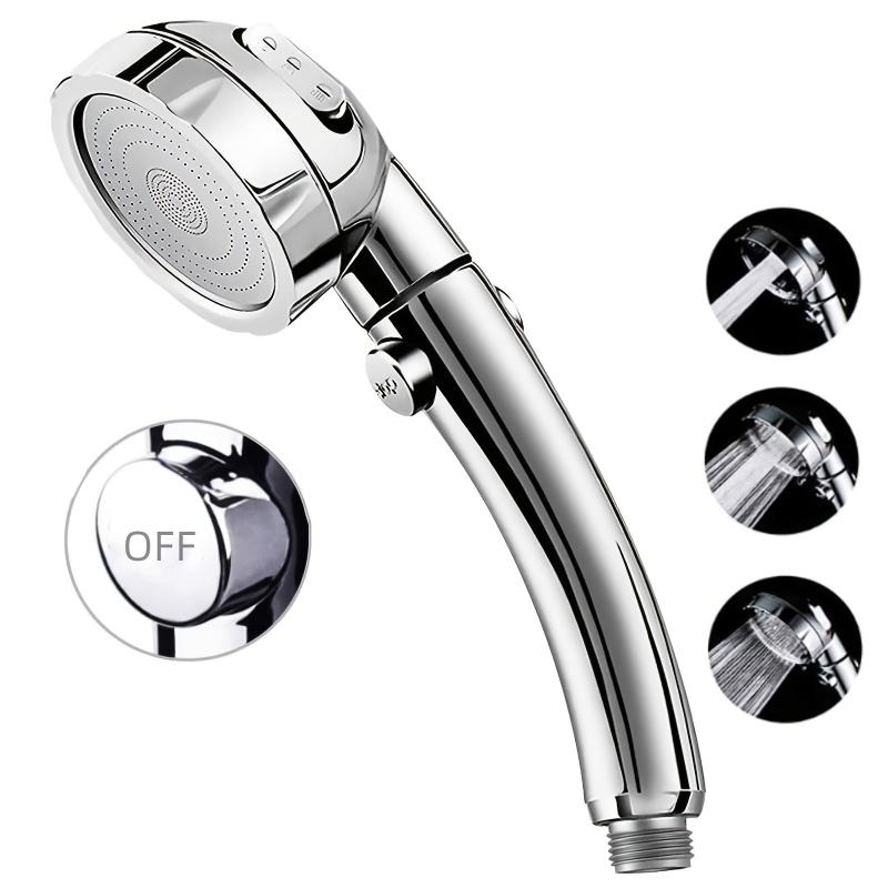 Pressurized Handheld Shower Head Adjustable Water Output