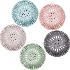 5pcs Silicone Hair Stopper Shower Drain Covers Easy to Install