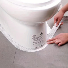 Waterproof Marble Pattern Seam Stickers Self Adhesive Anti Mildew Toilet Sticker