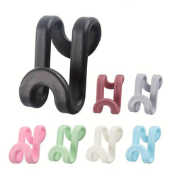 10PCS Wardrobe Clothes Hanger Connector S-Shaped Hook