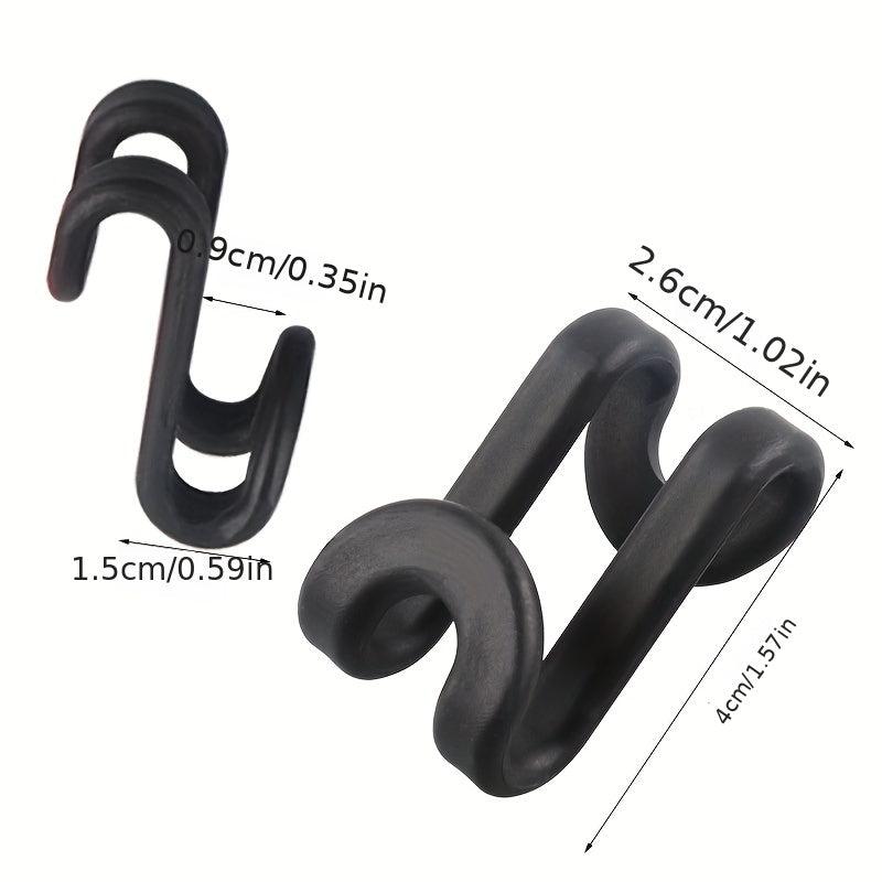 10PCS Wardrobe Clothes Hanger Connector S-Shaped Hook