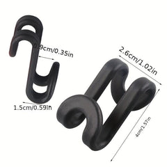 10PCS Wardrobe Clothes Hanger Connector S-Shaped Hook