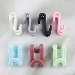 10PCS Wardrobe Clothes Hanger Connector S-Shaped Hook