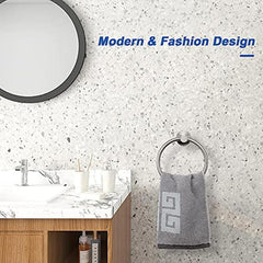 Modern Stainless Steel Bath Towel Ring for Bathroom Decor