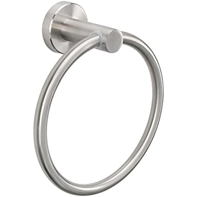 Modern Stainless Steel Bath Towel Ring for Bathroom Decor