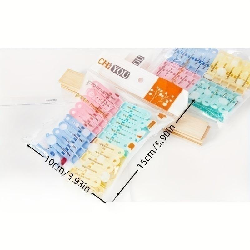 20pcs Plastic Hanger Clips Clothespins Heavy Duty Windproof Clothespin Clip